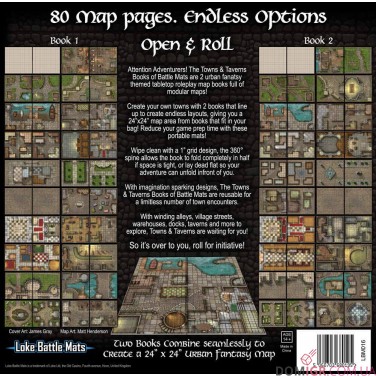 Towns & Taverns Books of Battle Mats