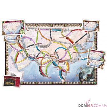 Купить Ticket to Ride Map Collection 1: Asia & Legendary Asia Ticket to Ride Map Collection 1: Asia & Legendary Asia