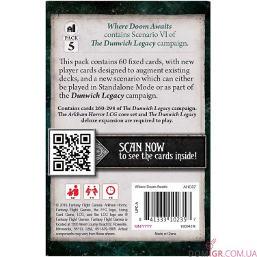 Arkham Horror: The Card Game — Where Doom Awaits — Mythos Pack