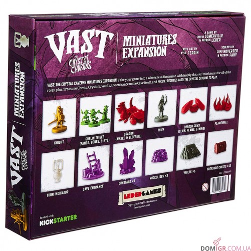 Vast: The Crystal Caverns – Miniatures Expansion