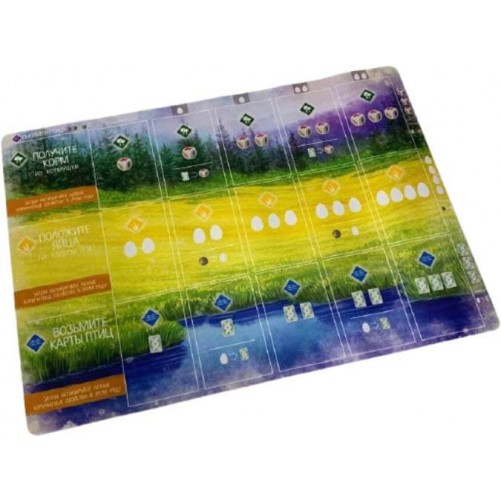 Неопреновий мат для гри "Крила / Птахи Океанії" (рос.)