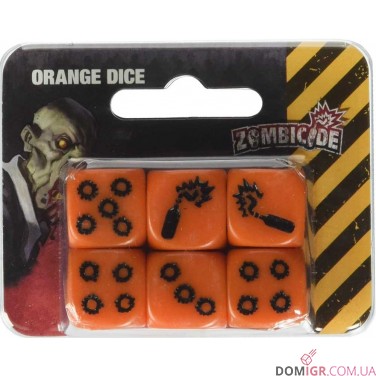 Zombicide: Orange Special Dice