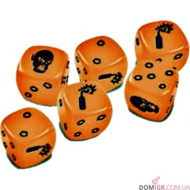 Zombicide: Orange Special Dice