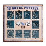 10 Metal Puzzle Blue - Блакитний набір головоломок
