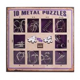 10 Metal Puzzle Violet - Фіолетовий набір головоломок