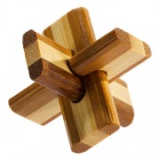 Doublecross Puzzle - бамбукова головоломка