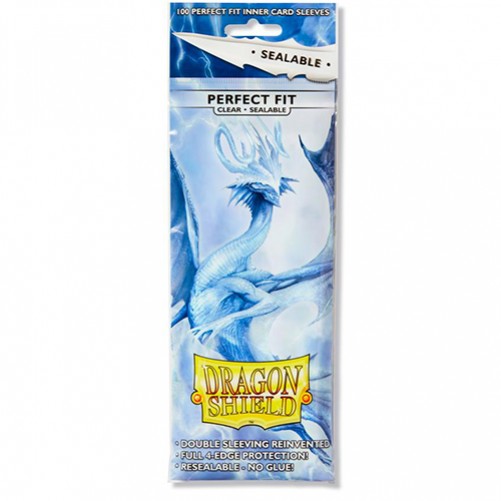 Dragon Shield Perfect Fit Toploader - Sealable Clear - Протектори 100шт