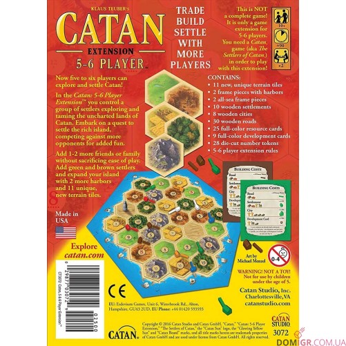 Catan 5 & 6 Player Extension