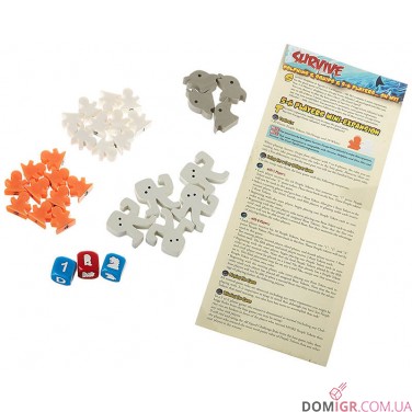 Купить Survive: Dolphins & Squids & 5-6 Players...Oh My! Survive: Dolphins & Squids & 5-6 Players...Oh My!