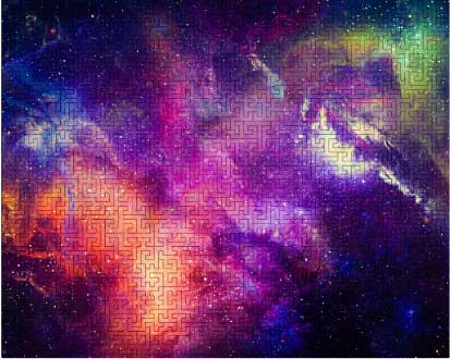 Купить деревянный пазл Частичка Вселенной