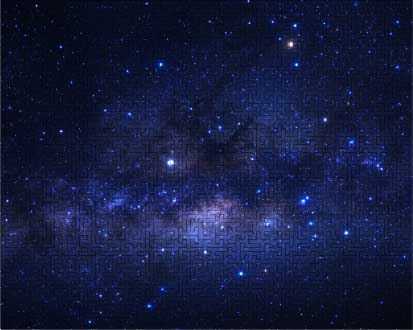 Купить деревянный пазл Млечный путь