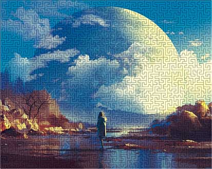 Купить деревянный пазл Взгляд на другую эпоху