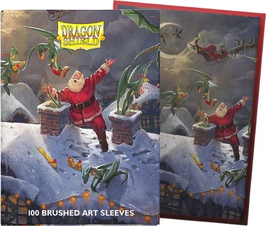 Dragon Shield Brushed Art Sleeve: Christmas 2023 — Протектори 100 шт.