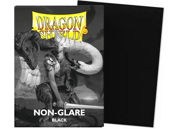 Dragon Shield Black Non Glare Matte Sleeves V2