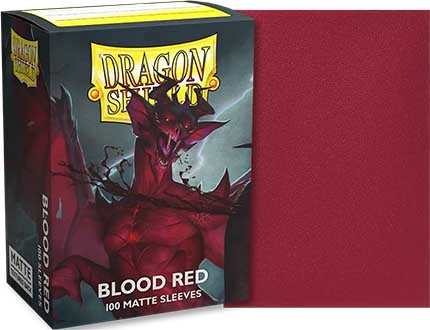 Dragon Shield: Blood red — Протекторы 100 шт.