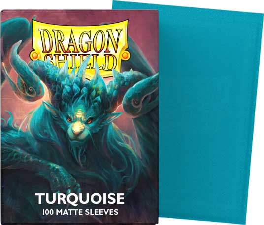 Dragon Shield Matte: Turquoise — Протекторы 100 шт.
