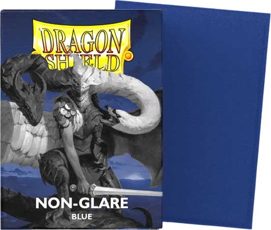 Dragon Shield Non-Glare: Matte Sleeves Blue