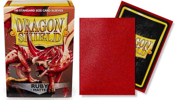 Dragon Shield Ruby Matte Sleeves