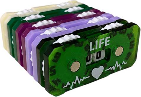 Лічильник життів «Life» магнітний (випадковий колір)