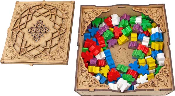 Купить деревянный органайзер для настольной игры Five Tribes