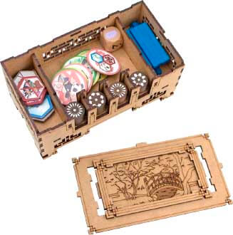 Купить деревянный органайзер для игры Takenoko