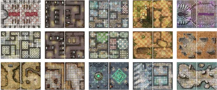 Big Book of Battle Mats Cells & Shrines