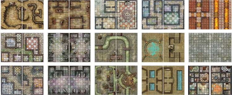 Big Book of Battle Mats Cells & Shrines