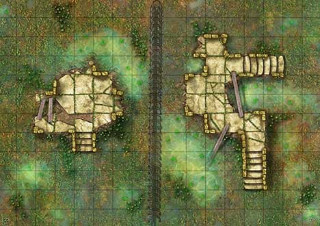 Big Book of Battle Mats: Wrecks & Ruins