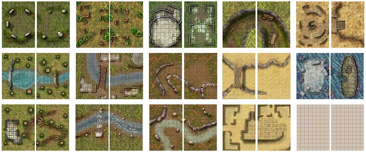 Big Book of Battle Mats: Wrecks & Ruins