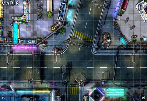 Купити книгу карт для НРІ «Sci-Fi»