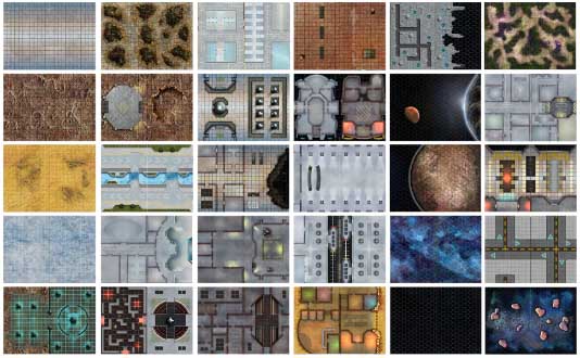 Купить Giant Book of Sci-Fi Battle Mats