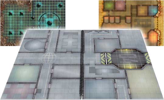 Купить Giant Book of Sci-Fi Battle Mats