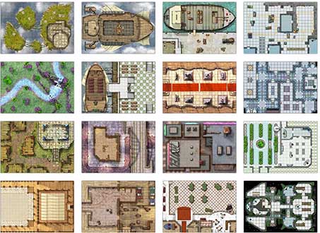 The Giant Book of Shadow Scar Battle Mats 