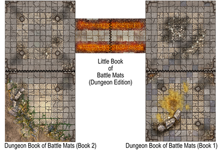  The Little Book of Battle Mats - Dungeon Edition