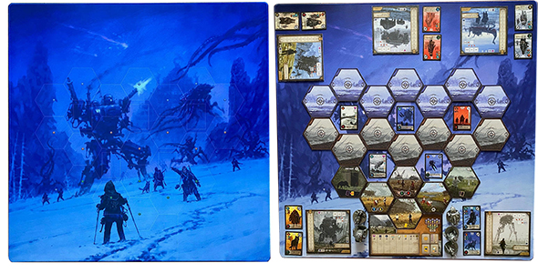 Игровое поле для игры Scythe: Expeditions, Серп: Экспедиции, Scythe: Expeditions Playmat