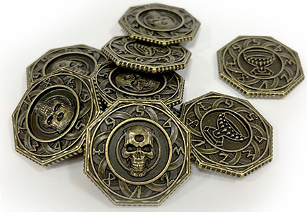 Металлические монеты для игры Tainted Grail