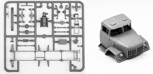 Модель ЗіЛ-131 ЗСУ з ДШКМ 1:72 від ICM