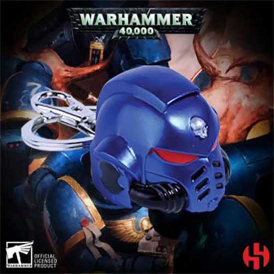 Купити сувенірну продукцію Брелок «Space Marine MKVII Helmet Ultramarines»