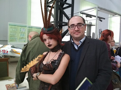 Косплеерша и Игорь Силивра