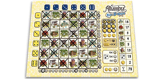 Настольная игра Alhambra: Roll & Write