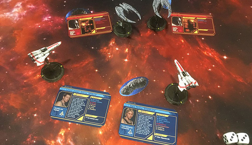 Настільна гра Battlestar Galactica Starship Battles – Starter Set