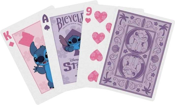 Карты игральные Bicycle Disney Stitch Purple