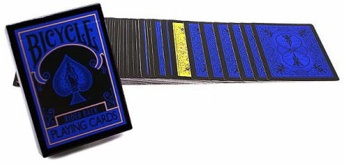 Карты Bicycle Reverse (Blue & Black)