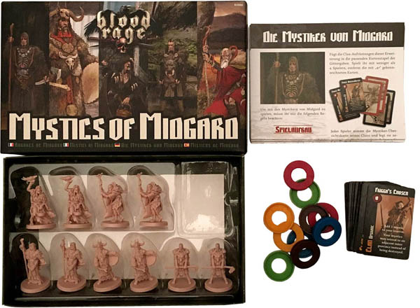 Настольная игра Blood Rage: Mystics of Midgard, дополнение