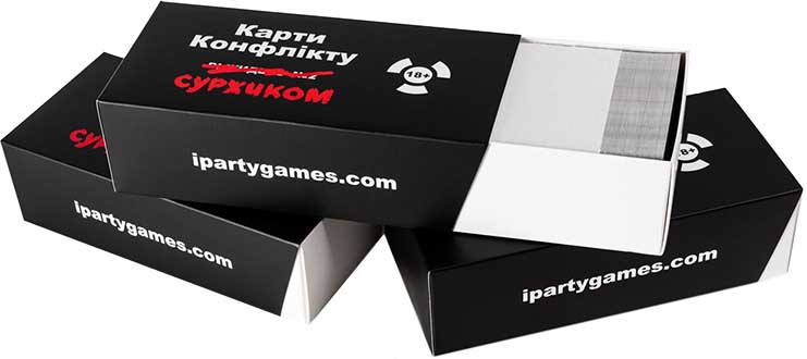 Купить настольную игру Карти конфлікту суржиком
