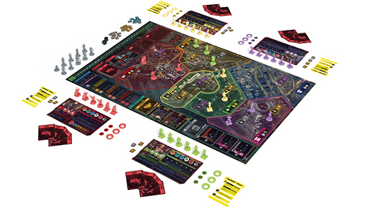 Настольная игра Cyberpunk 2077: Банди Найт-Сіті на украинском