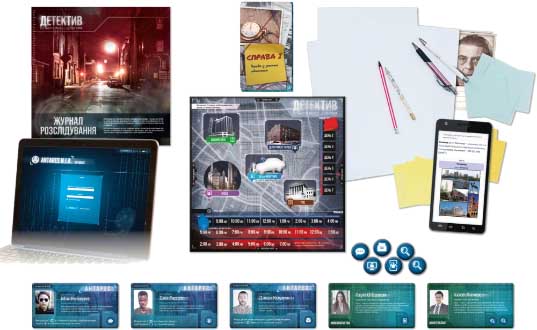 Купить настольную игру Детектив: Сучасне розслідування