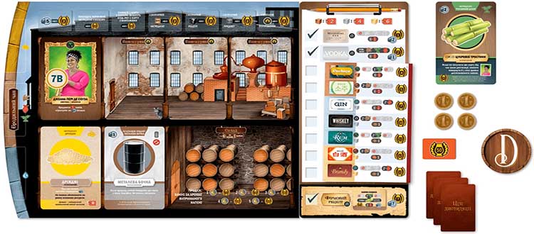 Купить настольную игру Distilled: Таємниці напоїв