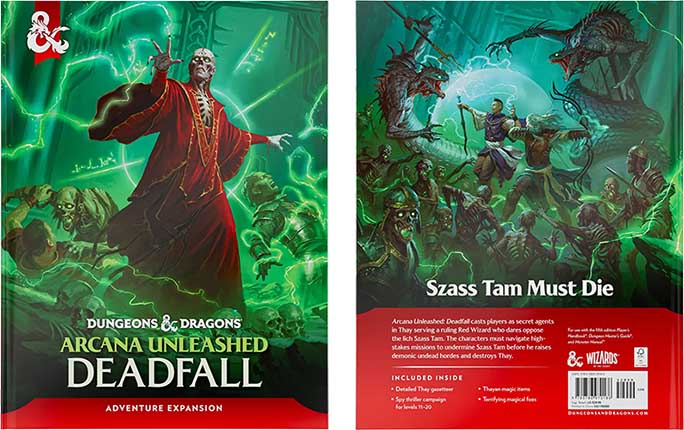 Dungeons & Dragons RPG — Arcana Unleashed: Deadfall, HC