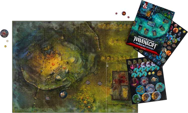 Купити набір Dungeons & Dragons RPG: Ravenloft — Horrors Within Map Pac